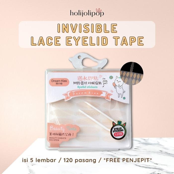 Gambar Skot Mata Lace Jaring Eyelid Tape Lace Kain Jaring isi 120pasang - L Lace Box dari Holijolipop undefined Tokopedia