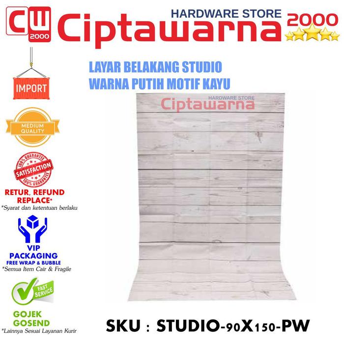 Gambar Layar Backdrop Studio Fotografi Unik 90 x 150 cm S Motif Kayu - Putih-Wood dari Ciptawarna2000 Home Living undefined Tokopedia