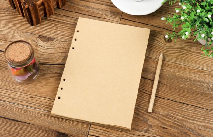 Gambar Kertas Loose Leaf A5 6 Lubang - Coklat POLOS dari Alat Tulis Senang undefined Tokopedia