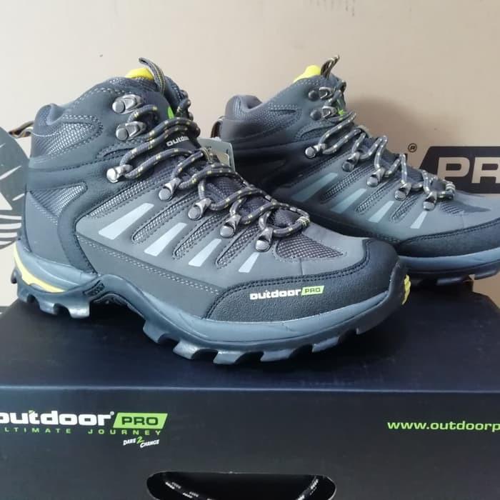 Gambar Sepatu Gunung Outdoor Pro Link Grey Sepatu Hiking Camping Outdoor - Abu-abu, 40 dari wijaya Outdoor Cipondoh undefined Tokopedia