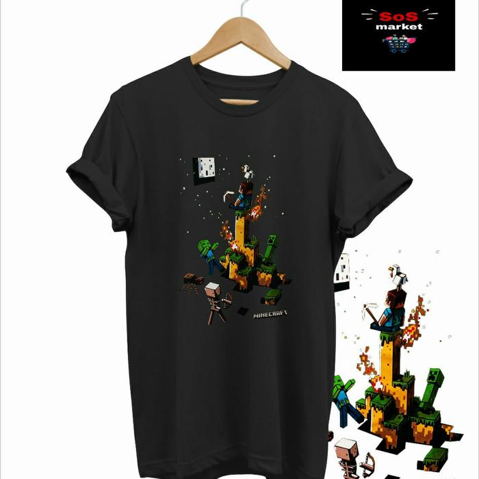 Jual Baju Minecraft type 15-Kaos 