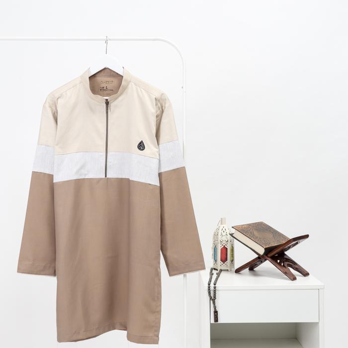 Gambar Kurta Al Haudh - Yasir Series - Coklat Muda, S dari Al-Haudh undefined 5 Tokopedia