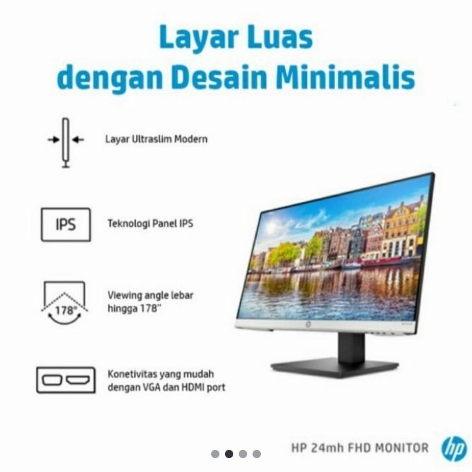 Jual HP Monitor 24MH 23.8 FHD 60Hz 
