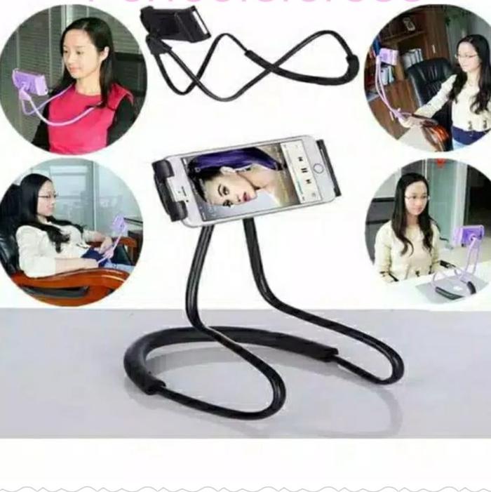 Lazypod Leher Lazy Neck Lazy Pod Holder Hp Fleksibel Pinggang