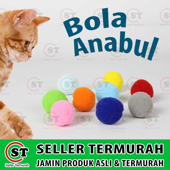 Gambar Mainan Kucing Bola Kain Tanpa Krincing Mini Cat Toys Dog Toys 1pcs - Random BolaKain dari SellerTermurah Shop undefined Tokopedia