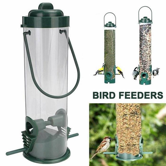 Gambar Hanging Wild Bird Feeder Seed Container Hanger Garden Outdoor Feeding dari Multistok undefined Tokopedia