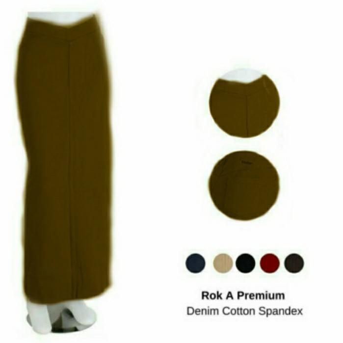 Gambar Rok A / rok span - Biru Tosca, XXXL dari Azahra Jasmine undefined 4 Tokopedia