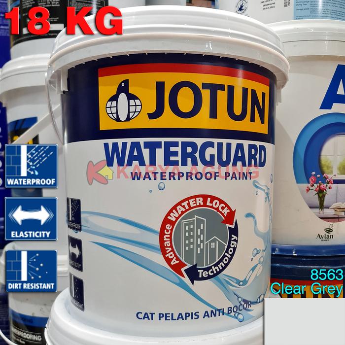 Gambar Jotun WATERGUARD 18 KG Cat Tembok Pelapis Anti Bocor Waterproofing - Clear Grey 8563 dari Karya Agung Sulawesi undefined Tokopedia
