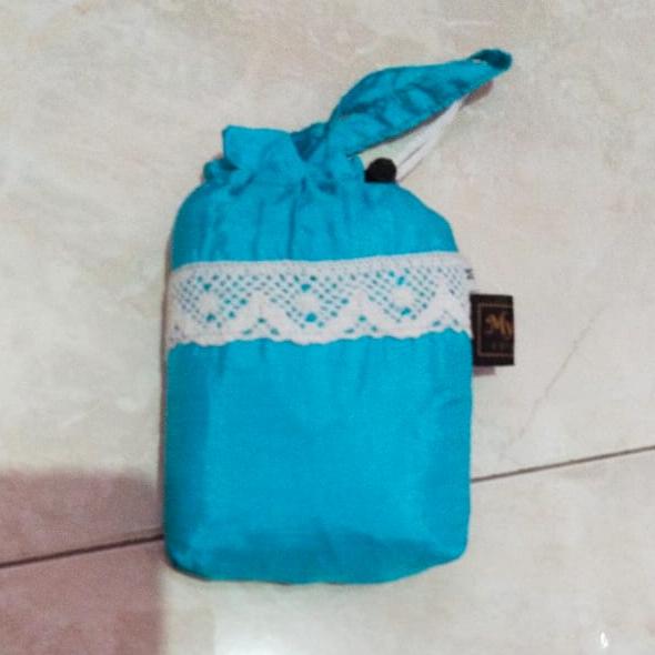 Gambar Mukena Travelling Abaya Azza - Biru Muda, XL dari Ablan Shop undefined Tokopedia
