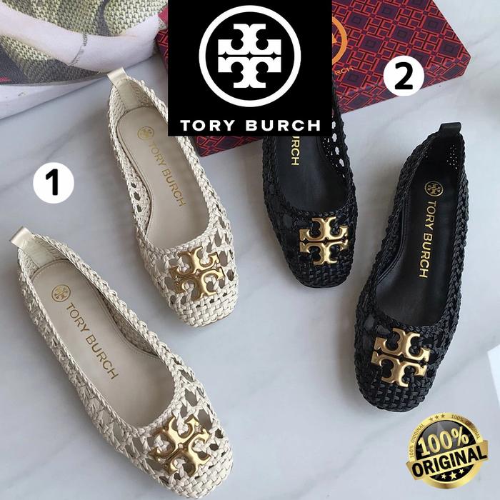 Jual Sepatu Flat Shoes Tory Burch Original Wanita 2 Warna Leather Import -  Kab. Banyumas - OriginalFashion.ID | Tokopedia