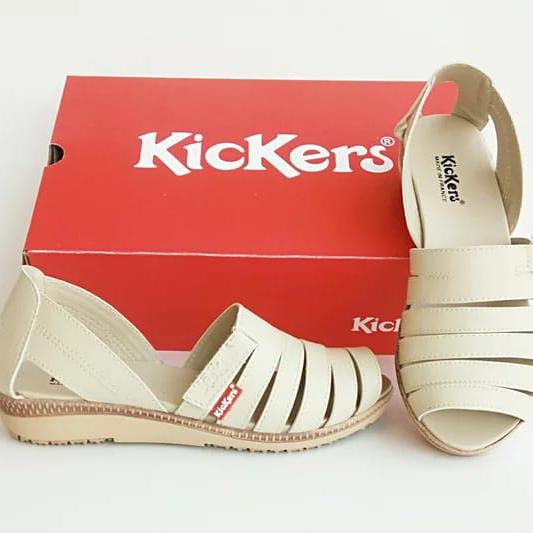 Gambar SEPATU CEWE / SANDAL CEWE / SEPATU KICKERS CEWE [ KODE 008 ] - Krem, 36 dari Victory Shoes Tokopedia undefined Tokopedia