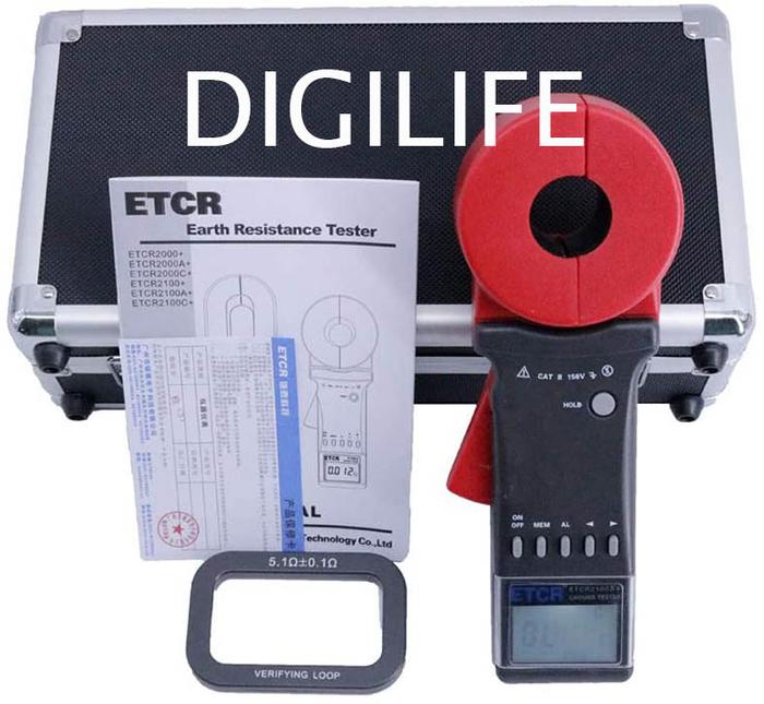 Jual Clamp Earth Resistance Tester ETCR2100C+ Ground Digital Meter ETCR Loop 0.01-1200 Ammeter Electrical Equipment | Indonesia Jual Clamp Earth Resistance Tester ETCR2100C+ Ground Digital Meter ETCR Loop 0.01-1200 Ammeter Electrical Equipment | Indonesia