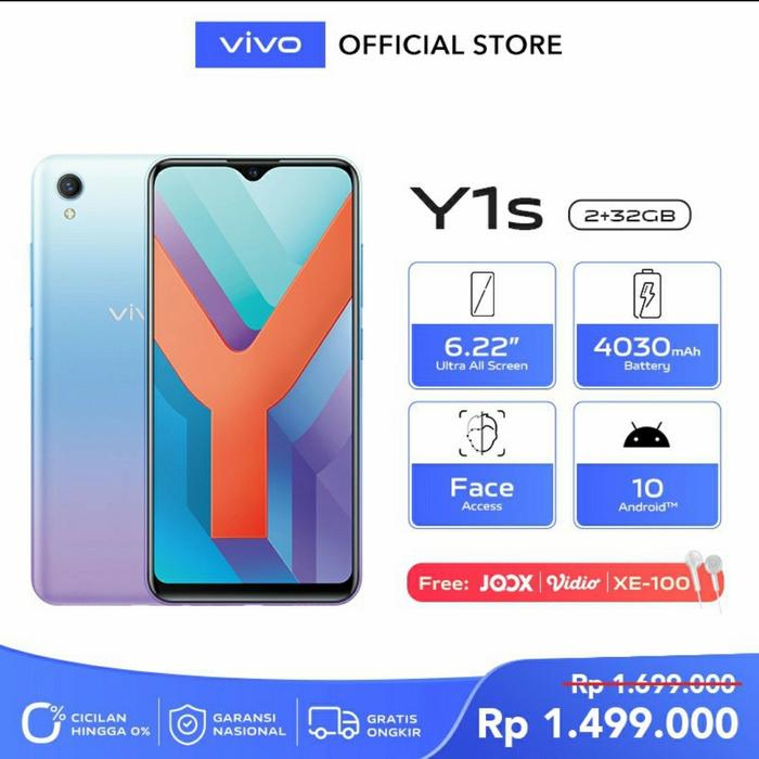 Gambar VIVO Y1S 2/32 GARANSI RESMI - aurora blue dari Luxury gallerys undefined Tokopedia