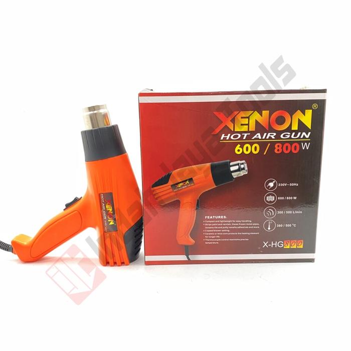 Gambar XENON HG800 Heat Gun 800 Watt - Hot Gun Pistol pemanas Hot Air Gun - X-HG800 dari Indah Jaya Tools undefined Tokopedia