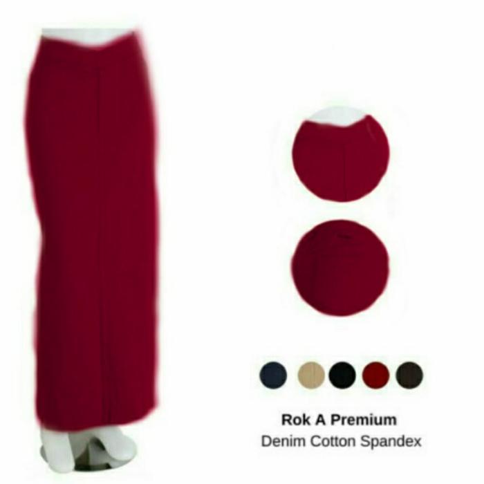Gambar Rok A / rok span - Biru Tosca, XXXL dari Azahra Jasmine undefined 3 Tokopedia