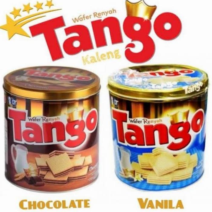 Gambar Tango Wafer Renyah Tin kaleng rasa VANILA / COKLAT 385gr - Vanila dari Babyworld Store Medan undefined Tokopedia