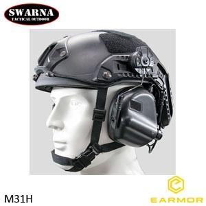 Gambar Earmor M31H Hearing Protection Earmuff For Helm - Black dari Swarna Tactical Outdoor undefined Tokopedia
