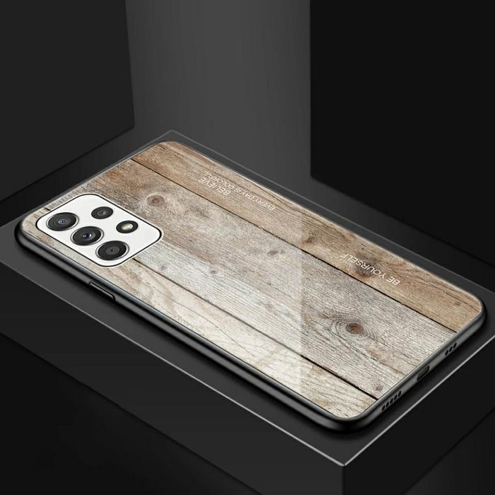 Gambar WoodGrain Glass Case Samsung Galaxy A32 5G SM-A326B Softcase Casing HP - D dari A n A Store_NEW undefined Tokopedia