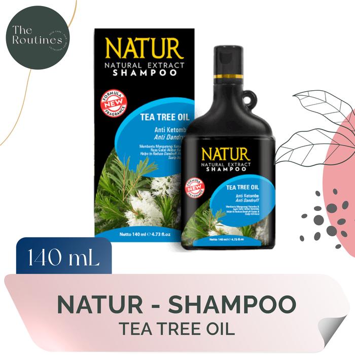 Gambar NATUR - Shampoo 140 mL - Anti Dundruff dari The New Routines undefined Tokopedia