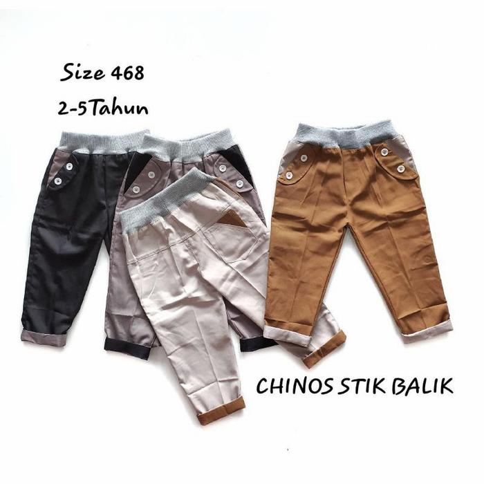 Jual Celana Chino Anak Rib Stik Balik Jakarta Barat Hana S Gallery Tokopedia