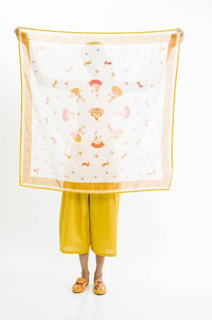 Gambar Scarf Lingkaran Timun Sejauh - Kuning dari Sejauh Mata Memandang undefined Tokopedia