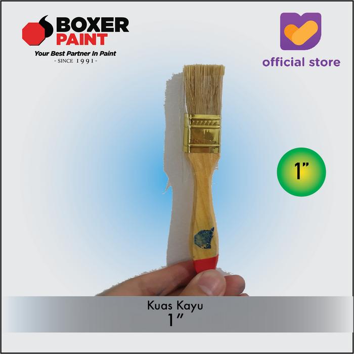 Gambar Kuas Kayu - 1" dari Boxer Paint Official Store undefined Tokopedia