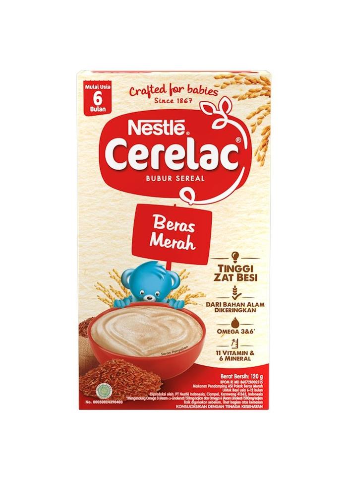 Gambar Bubur bayi Nestle Cerelac Beras Merah 120 gr dari Toko Oneway - Cabang undefined Tokopedia