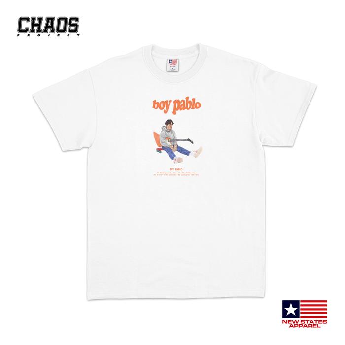 Gambar BOY PABLO - SOY PABLO | BAND T SHIRT - Putih, L dari Chaos Project Co undefined Tokopedia