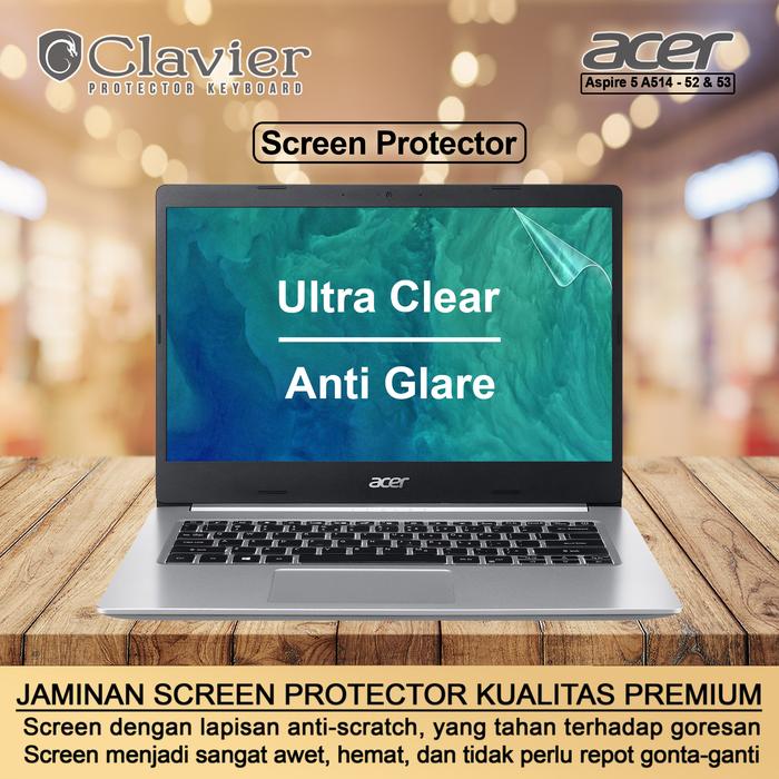 Gambar Screen Protector Anti Gores Acer Aspire 5 A514-53-36N5 381H 3852 38Y5 - SCREEN GLARE dari Clavier Care undefined Tokopedia