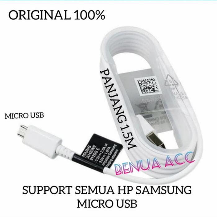 Kabel Data Samsung J4 J4+ J6 J6+ J8 Fast Charging Micro USB Original di  Benua Acc Tokopedia - Main Image