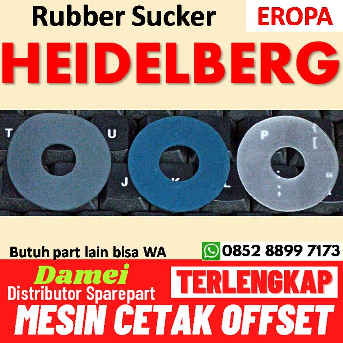 Gambar Rubber Sucker Heidelberg Mesin Cetak Offset Kertas HVS & Carton Eropa - 4.000 RRT dari Damei Spare Part Mesin Cetak Offset Print Heidelberg Jakarta undefined Tokopedia
