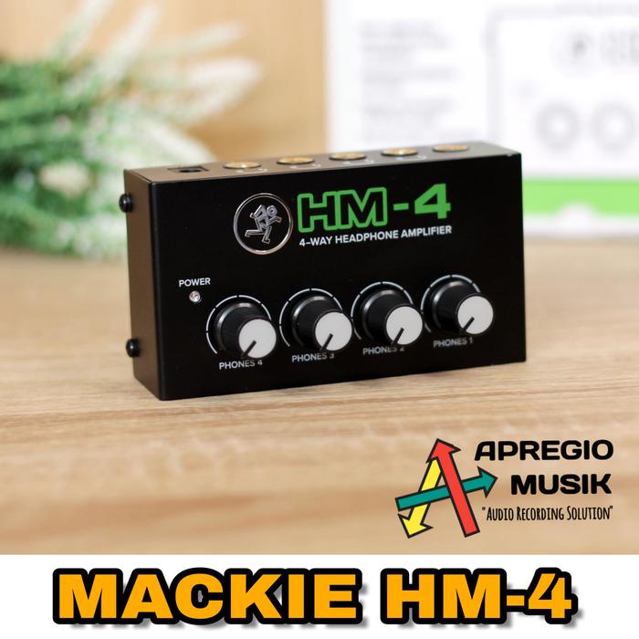 Gambar Mackie HM4 HM 4 HM-4 mini headphone Amplifier percabangan headphone - HM4 dari APREGIO MUSIK_NEW undefined Tokopedia