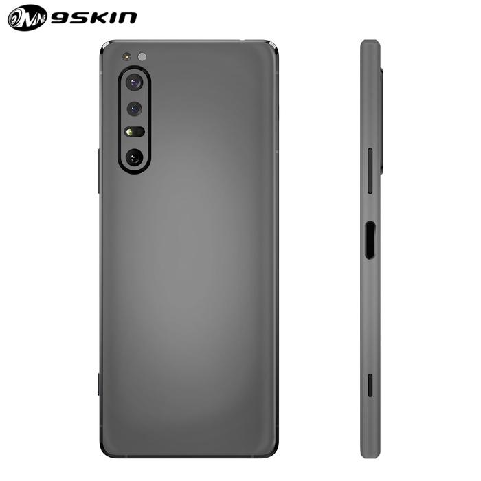 Gambar 9Skin - Premium Skin Protector for Sony Xperia 1 II - 3M Doff Textures - Silver Doff, Back+Screen dari 9SKIN Premium undefined Tokopedia