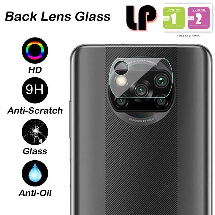 Camera Bump Poco X3 Camera Tempered Glass Promo LP Camera Tempered