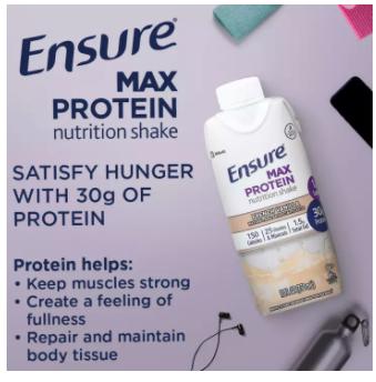 Gambar Ensure Max Protein French Vanilla 4 x 330ml (1) dari TestyTest2 undefined Tokopedia