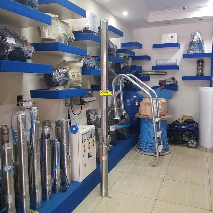 Gambar POMPA SUBMERSIBLE 4" CRI 7.5 HP 3 PHASE 14M³ MAX 119 M 2" S4S-14/18 dari Dokter Pompa Express undefined Tokopedia