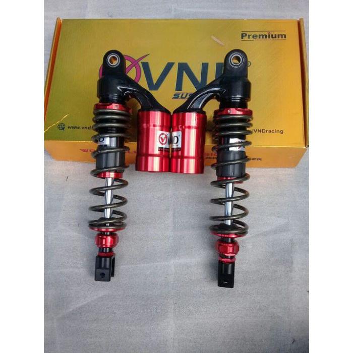 Gambar shock vnd ak333 b1 348mm click rebound tabung atas x max250, pcx 160 - red, titan, 348mm dari variasi,motor69 undefined Tokopedia