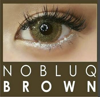 Gambar PAKET SOFTLENS NOBLUQ by URBAN FACTORY NORMAL 14.5MM + CAIRAN SOFLEN - BROWN + CAIRAN dari srshop24 undefined Tokopedia