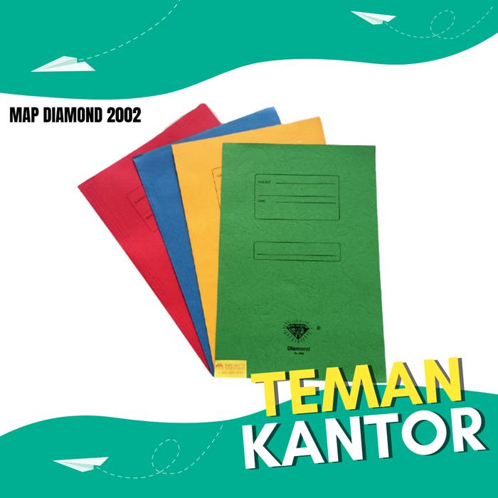 Gambar Map Stopmap Diamond 2002 Merah/Kuning/Biru - Biru dari Official Teman Kantor undefined Tokopedia
