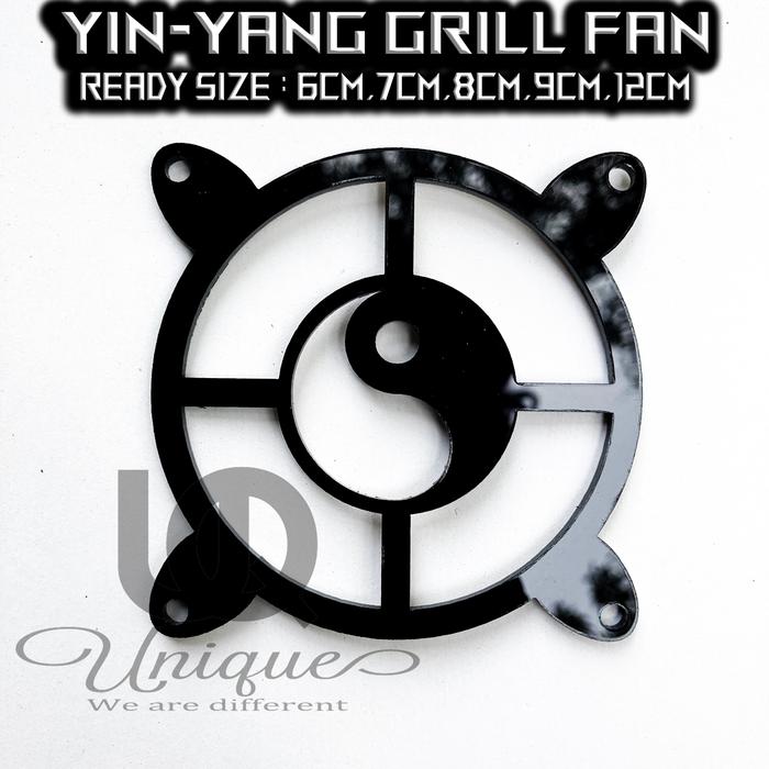 Gambar Yin Yang Grill Fan/ Ram Akrilik Pelindung Jaring Kipas Pc Komputer CPU - 6cm dari Unique Official Store undefined Tokopedia