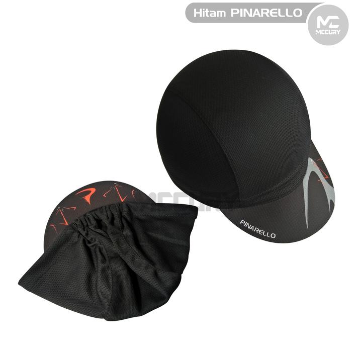 Gambar Topi sepeda Dryfit Hitam Pet PINARELLO COLNAGO SKY Milano All Size - PINARELLO dari MCCURY undefined Tokopedia