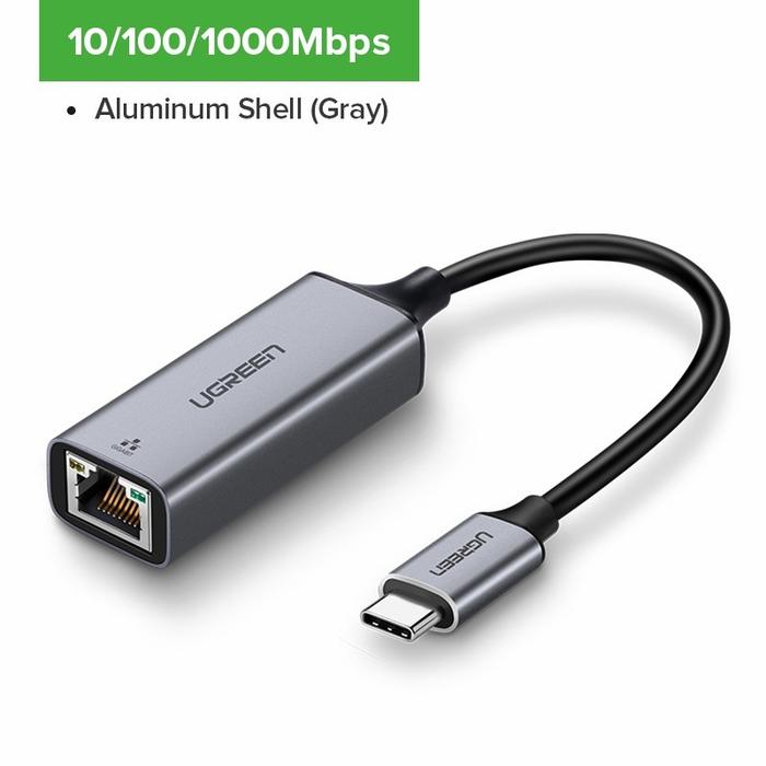 Gambar Ugreen Usb C to LAN RJ45 Ethernet Adapter - Metal 1000Mbps dari SongeShop undefined Tokopedia