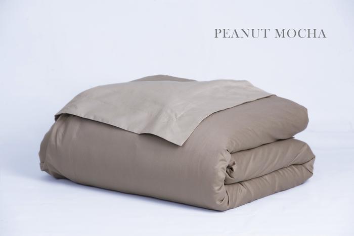 Gambar SINGLE naim sleep weighted blanket set (inner blanket + quilt cover) - Peanut Mocha, 5 Kg dari Naim Sleep Weighted Blanket undefined Tokopedia