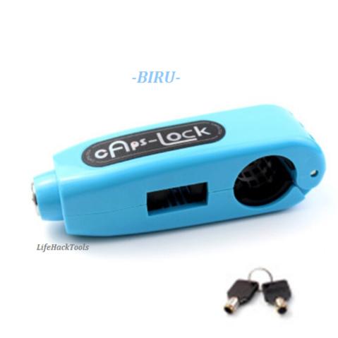 Gambar Kunci Gembok Stang Motor Anti Maling Motorcycle Lock CapsLock - Biru Muda dari LifeHackTools8 undefined Tokopedia