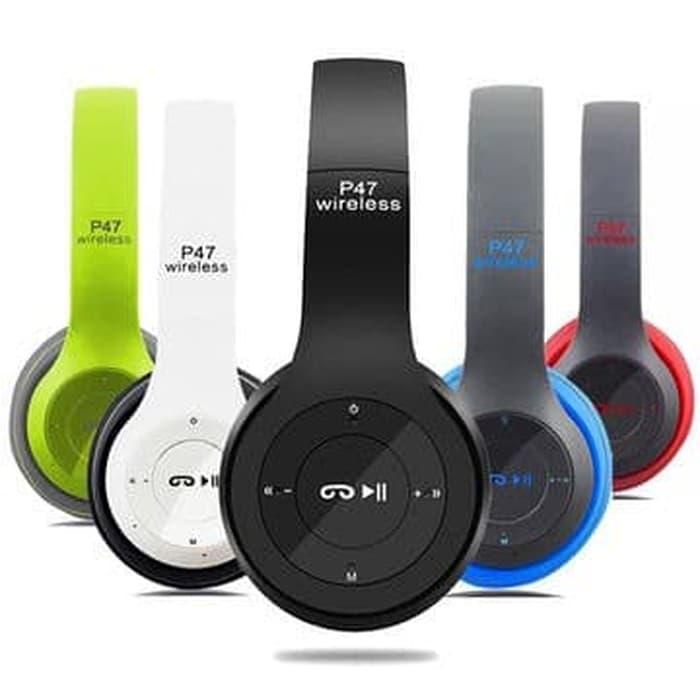 Gambar headphone bluetooth p47 / headset bluetooth p47 dari PELANGI CELL CIPINANG undefined Tokopedia