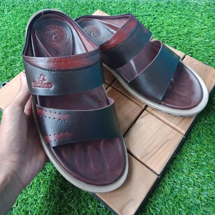 Gambar SANDAL KOKOP BAN2 PRIA KULIT ASLI 100% - maroon, 43 dari DEA sandals undefined Tokopedia