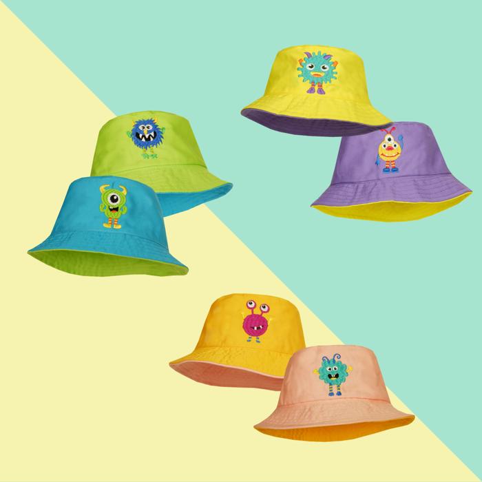 Reversible Bucket hat bordir 