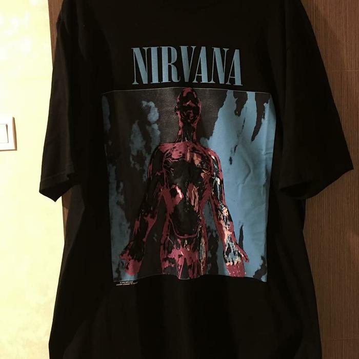 Jual Kaos Vintage Nirvana Sliver 