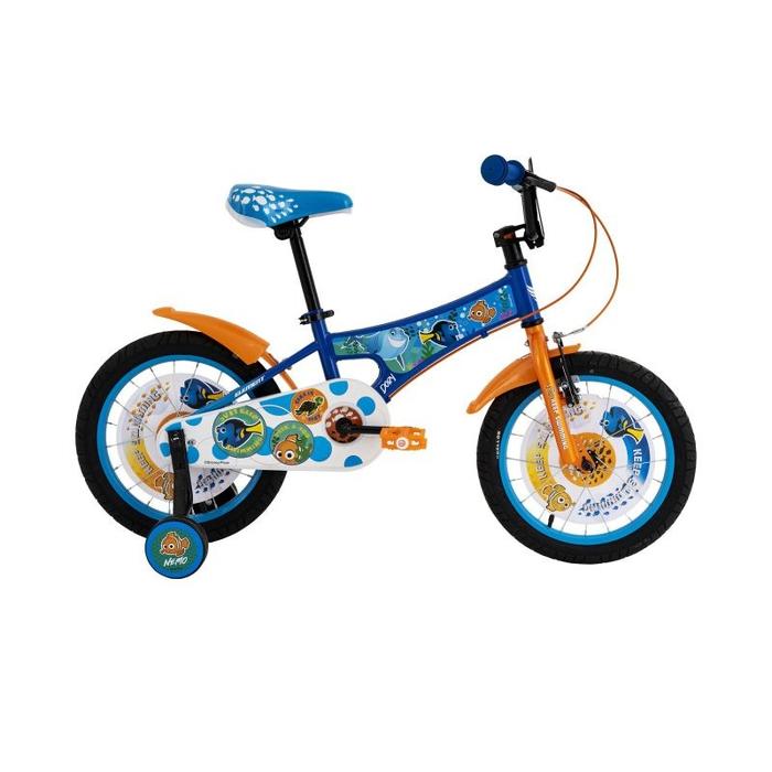 Gambar Element Sepeda Anak 16 Inch Motif Kartun Avengers/Nemo - Nemo dari Omega Mart online shop undefined Tokopedia
