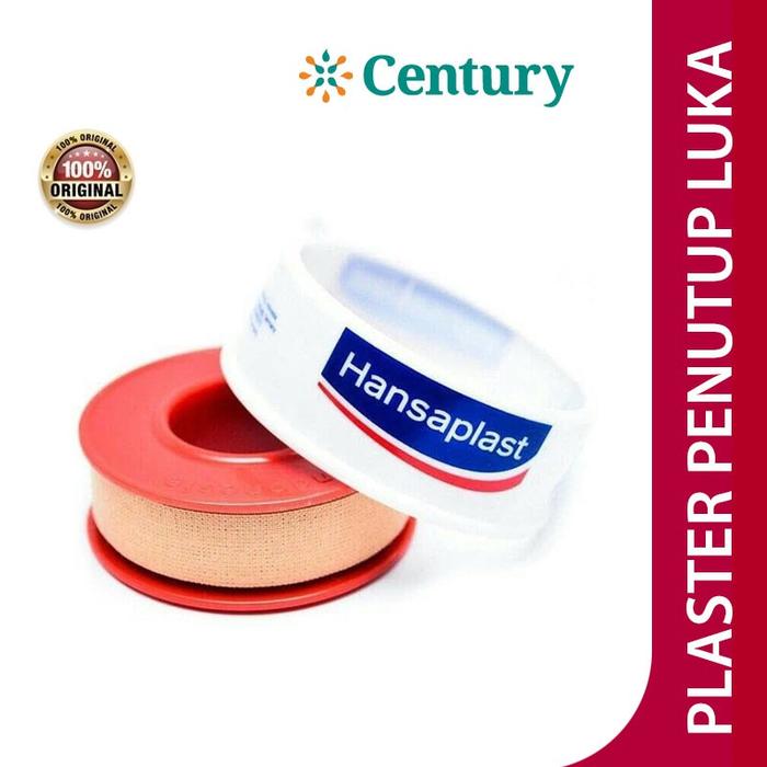Gambar HANSAPLAST ROLL 1,25CMX1M 1989 / PLESTER / PLESTER LUKA / P3K dari Apotik Century undefined Tokopedia